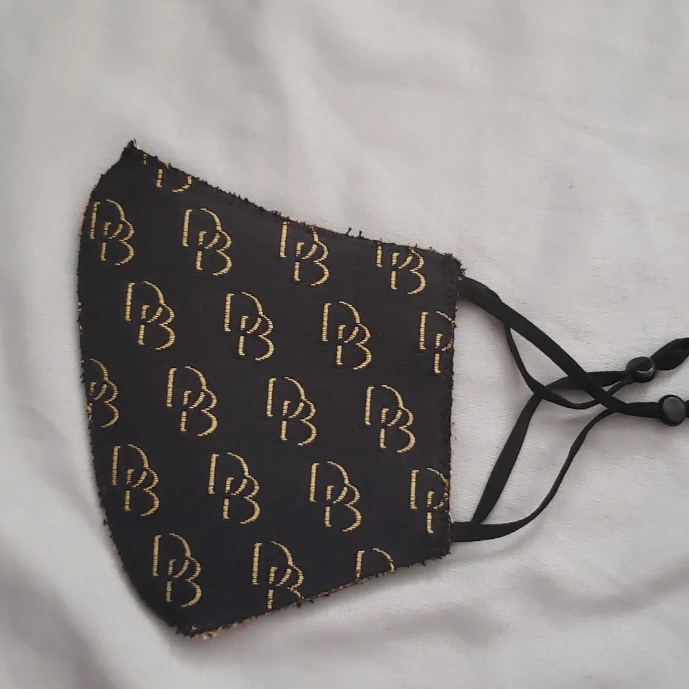 Hand Crafted Black Face Mask